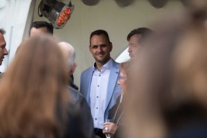 Verlegung Grundstein Gesundheitszentrum Dresden Löbtauer 66