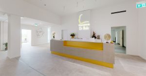 KADUR Planwerk GmbH Praxisbau Neubau Praxisklinik Dr. Bolz Empfang