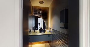 KADUR Praxisbau Neubau Praxisklinik Dr. Bolz Badezimmer